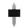 Opviq Lámpara de pared 614 - A Negro y Plata